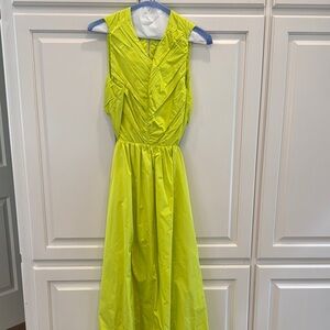 HUNTER BELL Neon Dress with side cut outs